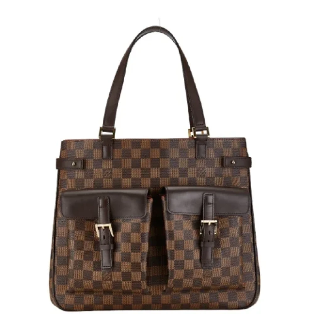 Louis Vuitton Vintage Pre-owned Plastic louis-vuitton-bags Brown Dames