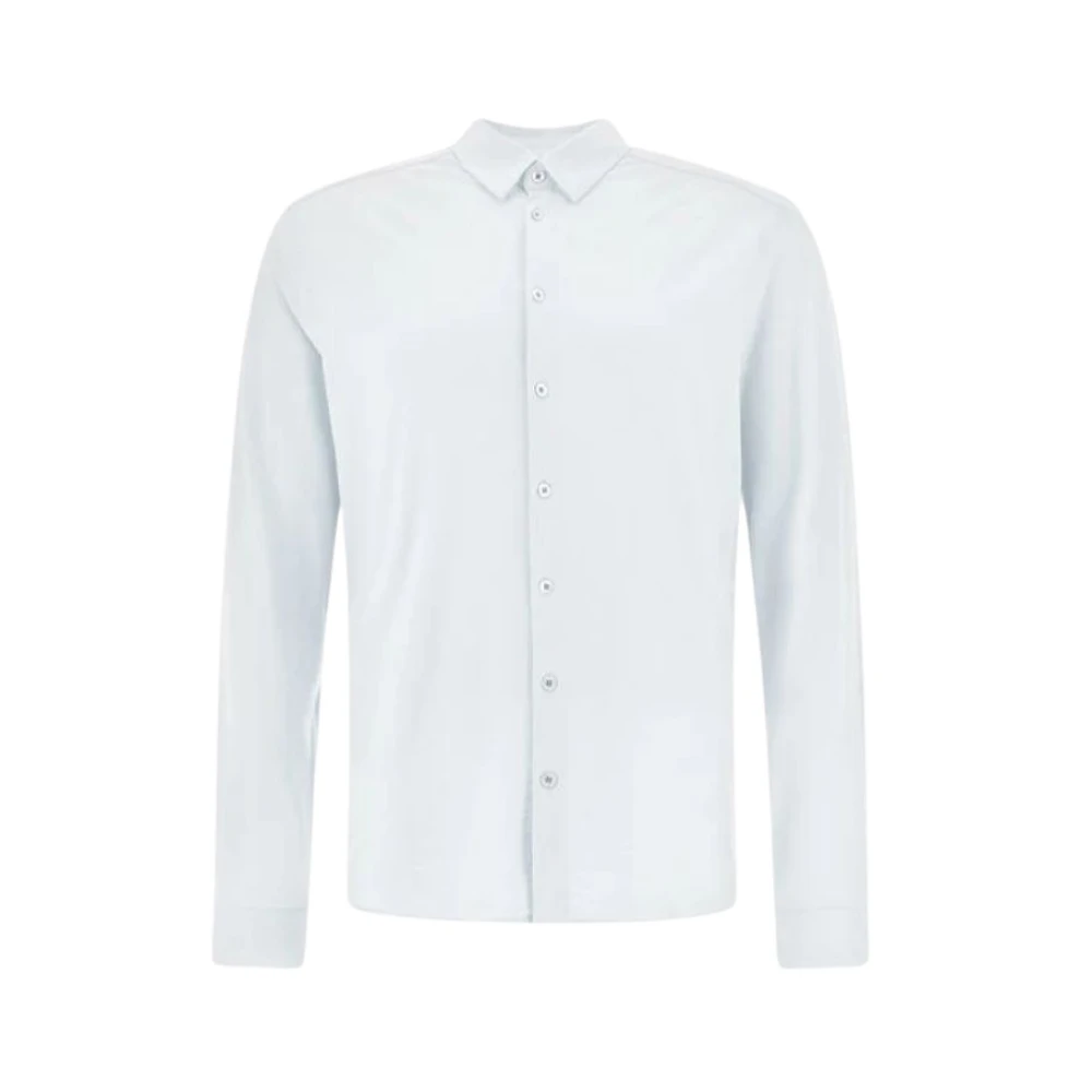 Herno Klassieke wollen overhemd White Heren
