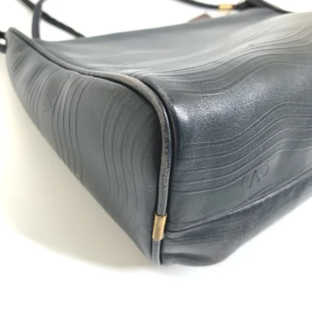 Valentino Vintage Pre-owned Leather shoulder-bags Black Dames