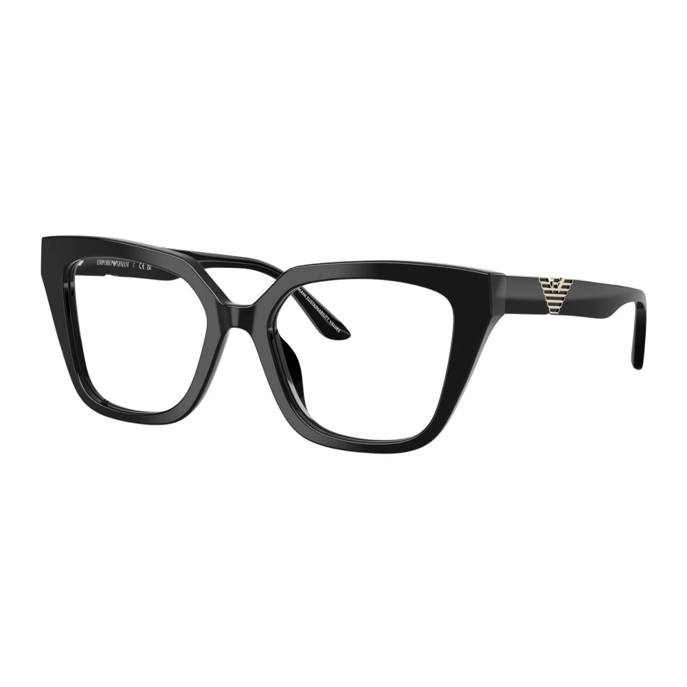 Emporio Armani Unisex Black Cat Eye Sunglasses