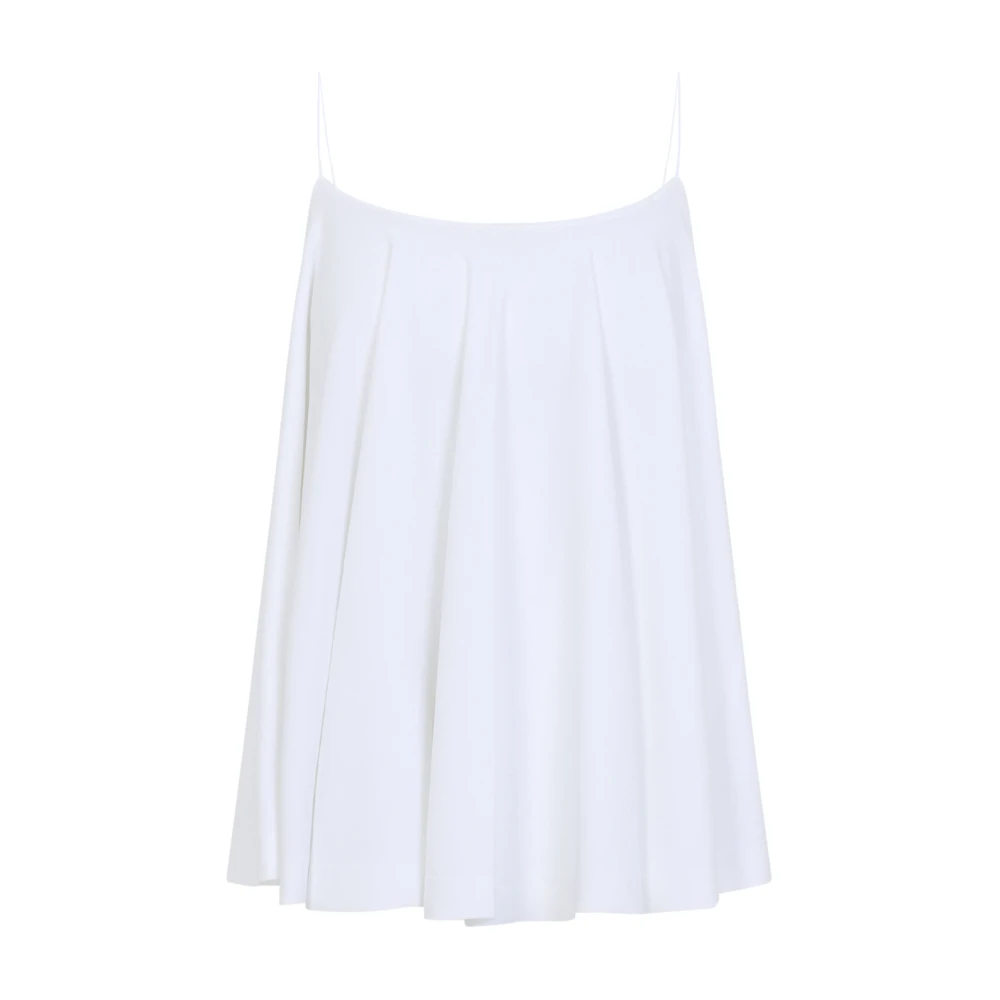 Jacquemus White Le Haut Voile - Female - Sleeveless Tops - S - Tops