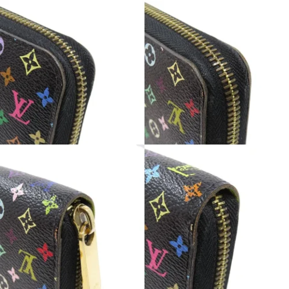 Louis Vuitton Vintage Pre-owned Canvas wallets Black Dames