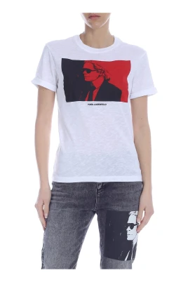 Flamed Cotton Colorblock Tee