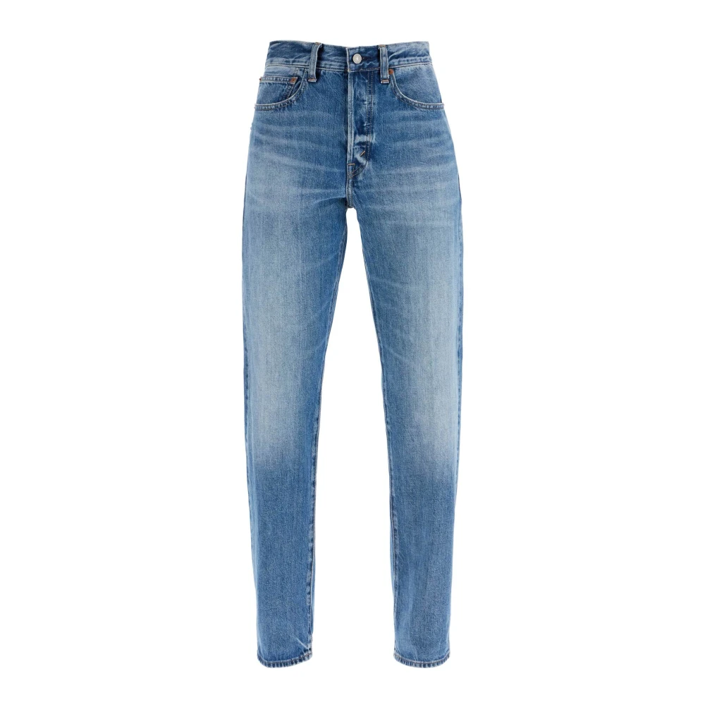 Polo Ralph Lauren Hoge Taille Rechte Dames Jeans Blue Dames