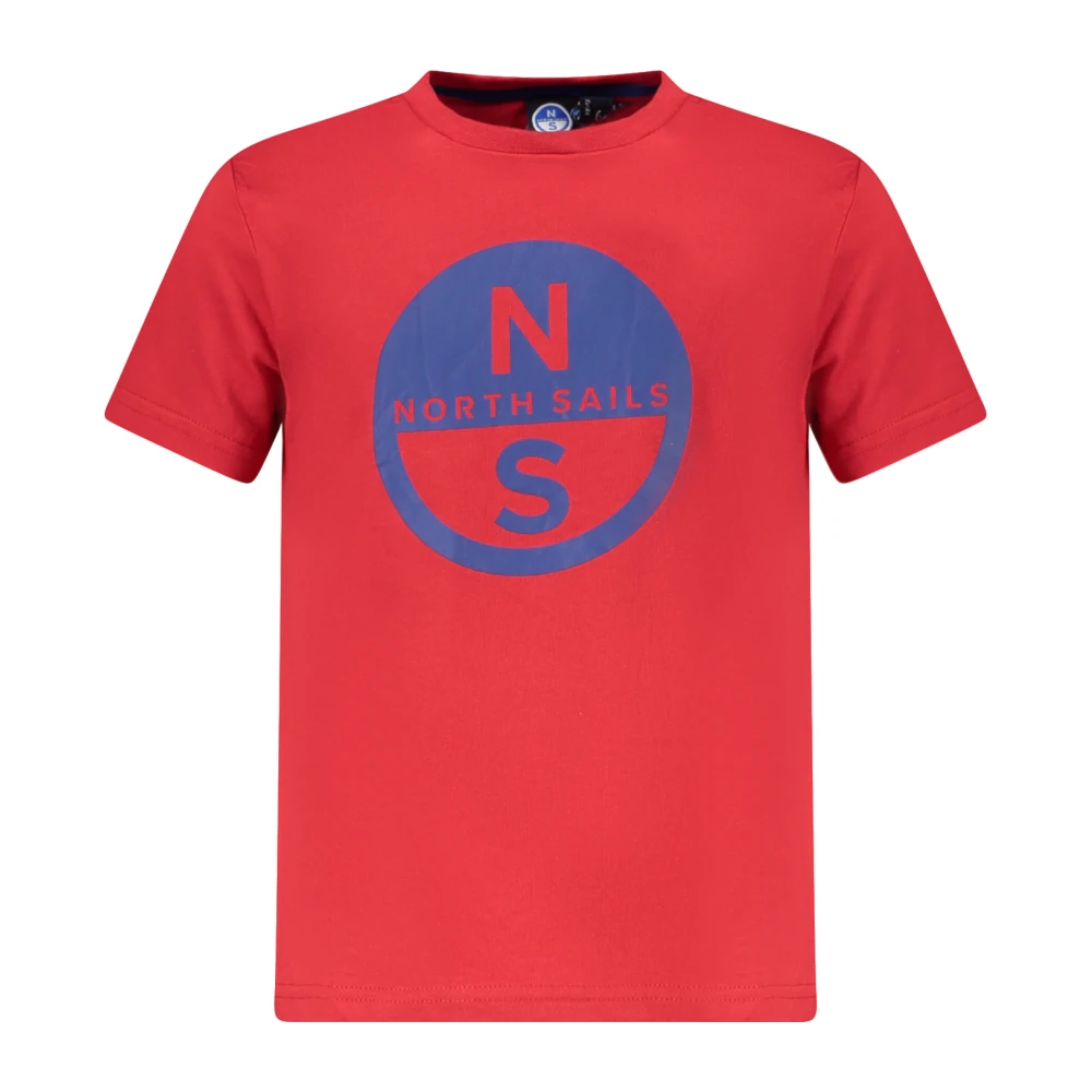 North Sails Boys Red Kids Short Sleeve T-Shirts, 12 Y, Short Sleeve T-Shirt