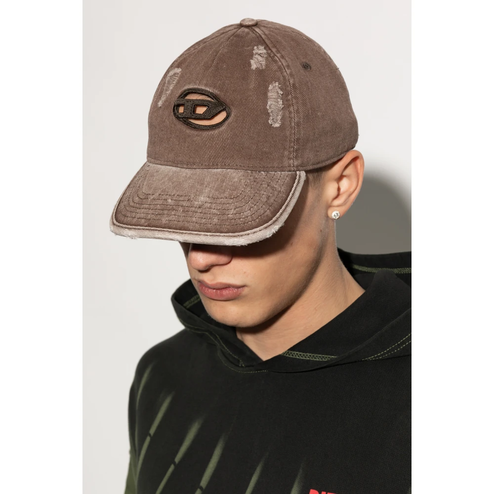 Diesel Baseball cap 'C-Ball-Utlt' Brown Heren