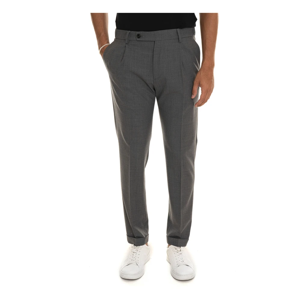 Berwich Retro Chino Broek Gray Heren