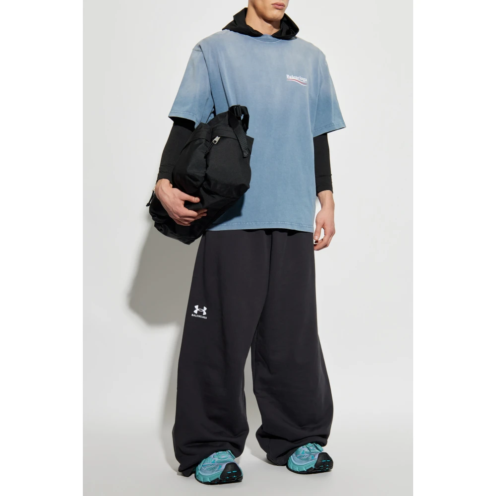 Balenciaga T-shirt met print Blue Heren