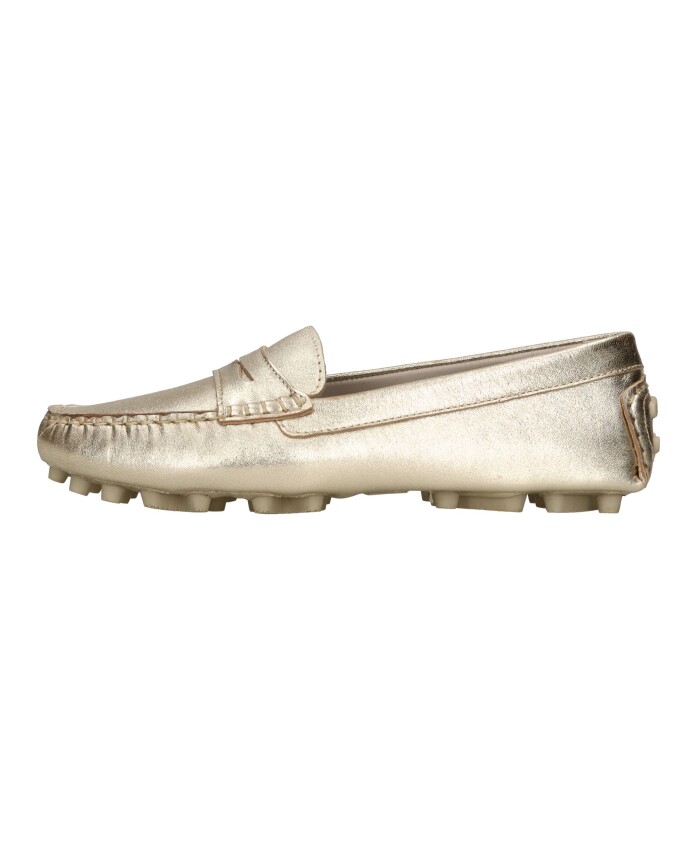 chaussures-plates-dorees