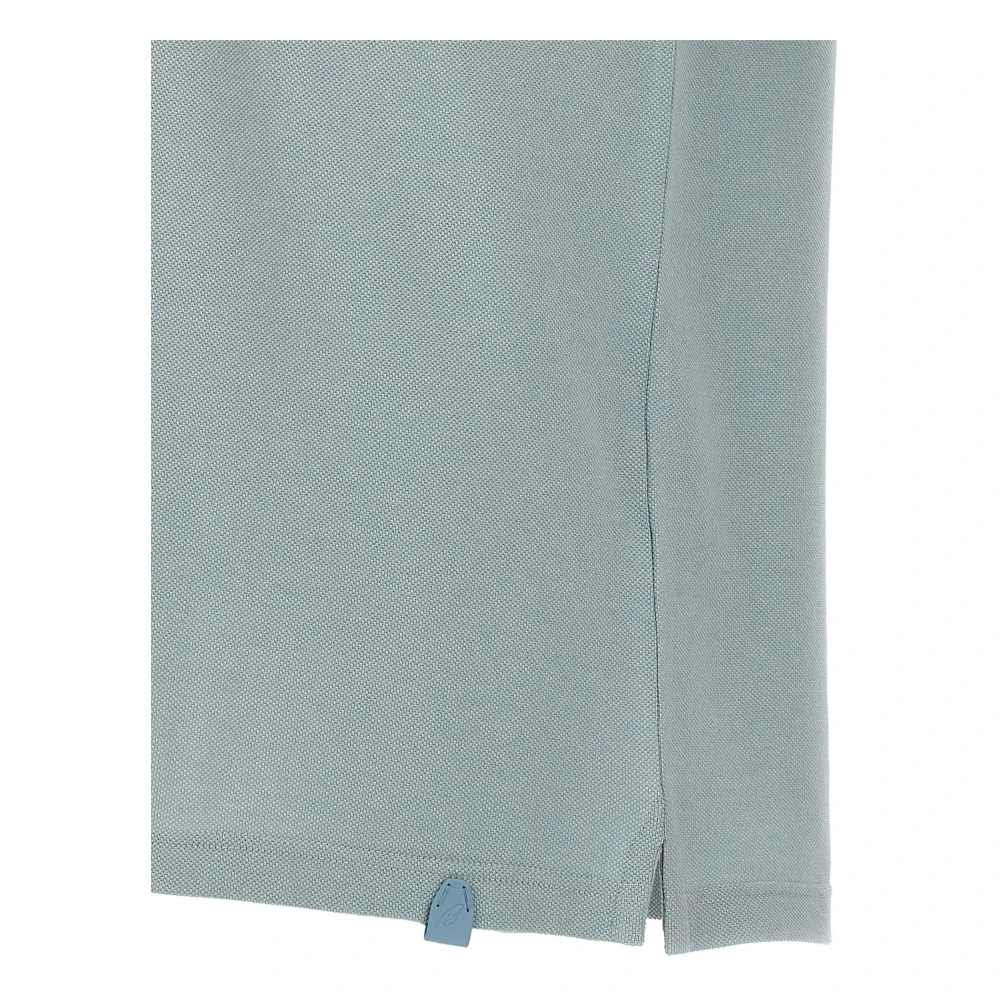 Brioni Katoenen poloshirt met Piqué Design Green Heren
