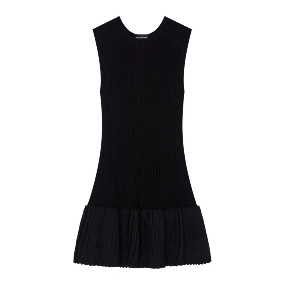 Emporio Armani Damen Schwarz Kleider, K, Mgröße: