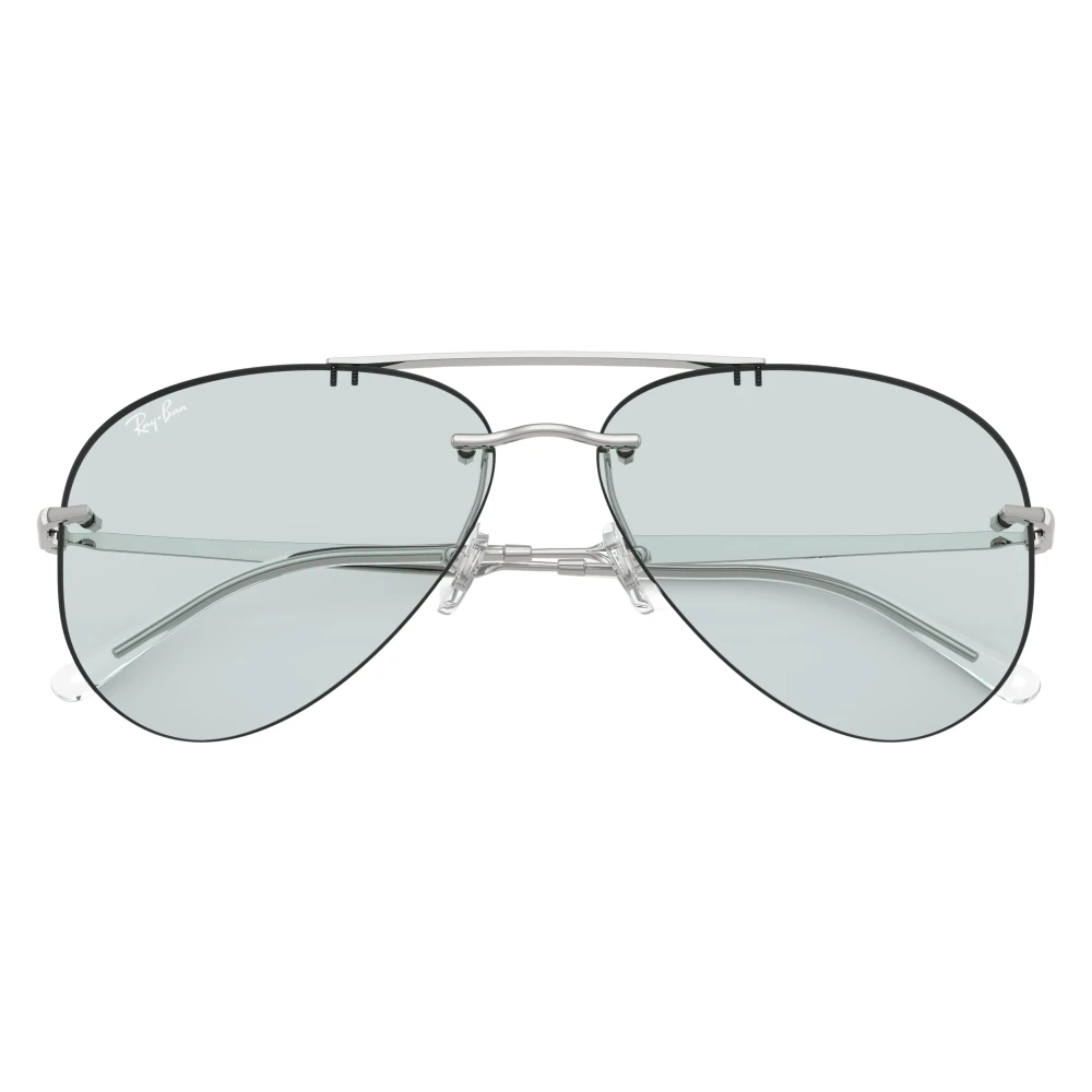 Ray-Ban Sunglasses Transitions ® Color Touch ™ Lenses - Silver Frame Green Lenses 59-14, RB3791 - Image 3