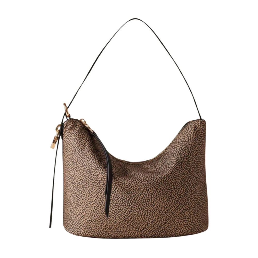 Borbonese Black Shoulder Bags, Female, One Size, Shoppers