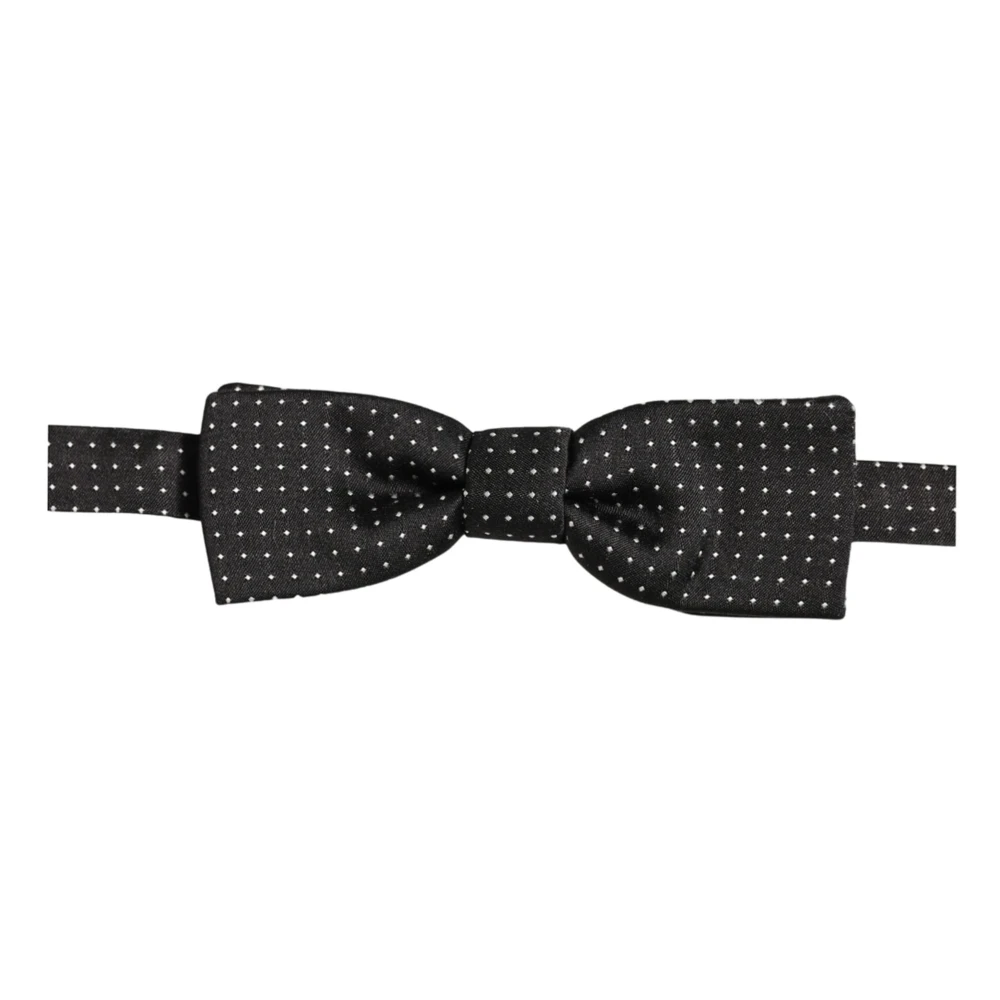 Dolce & Gabbana , Bow Ties, Male, Black, One Size, Pre-Tied Bow Tie