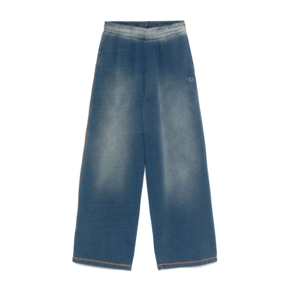 Diesel Blauwe Broek voor Vrouwen Blue Dames