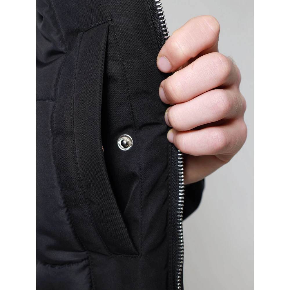 Xplct Studios Zwarte Heren Winterjas Link Black Heren