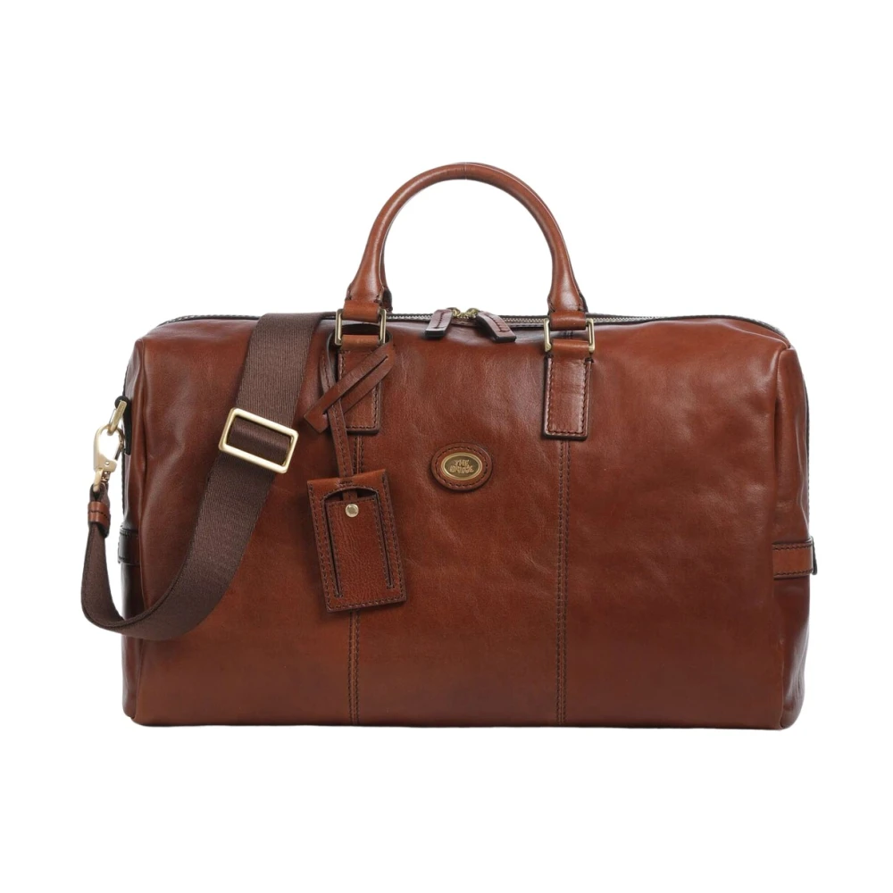 The Bridge Unisex Bruin Tassen One Size, Leer, Story Travel Duffle