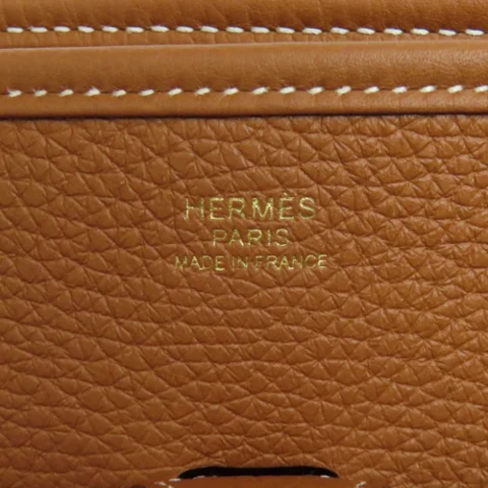 Hermès Vintage Pre-owned Fabric shoulder-bags Brown Dames