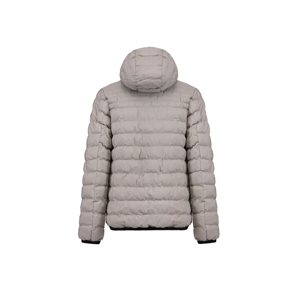People of Shibuya Omkeerbare nylonjas met thermische isolatie Beige Heren