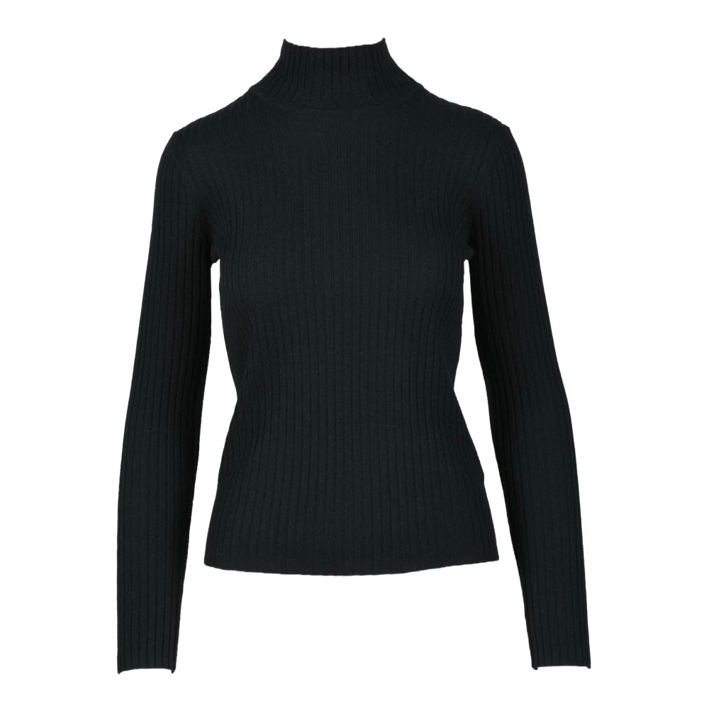 Absolut Cashmere Luxe Cashmere Wol Trui Black Dames