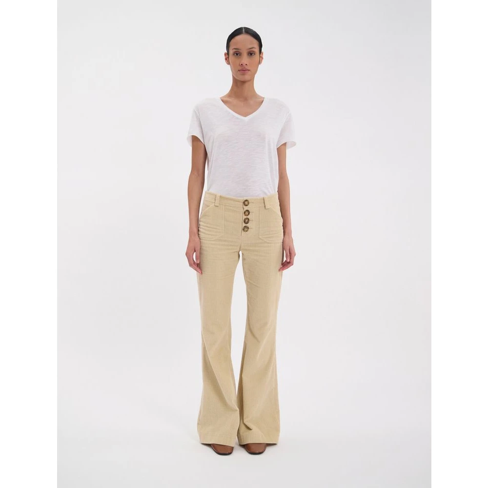 Ines De La Fressange Paris Charlotte Pants Beige Dames