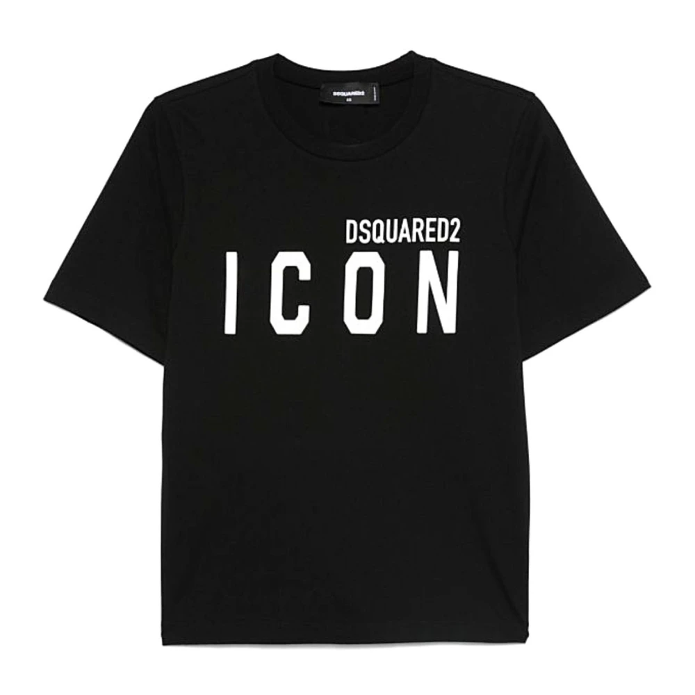Dsquared2 Black T-Shirts, Male, S, T-Shirt