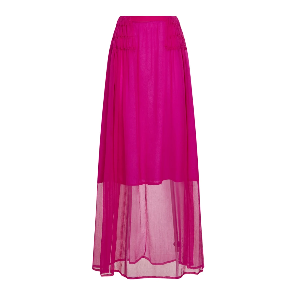 Dries Van Noten Women's Pink Maxi Skirts, S, Skirts