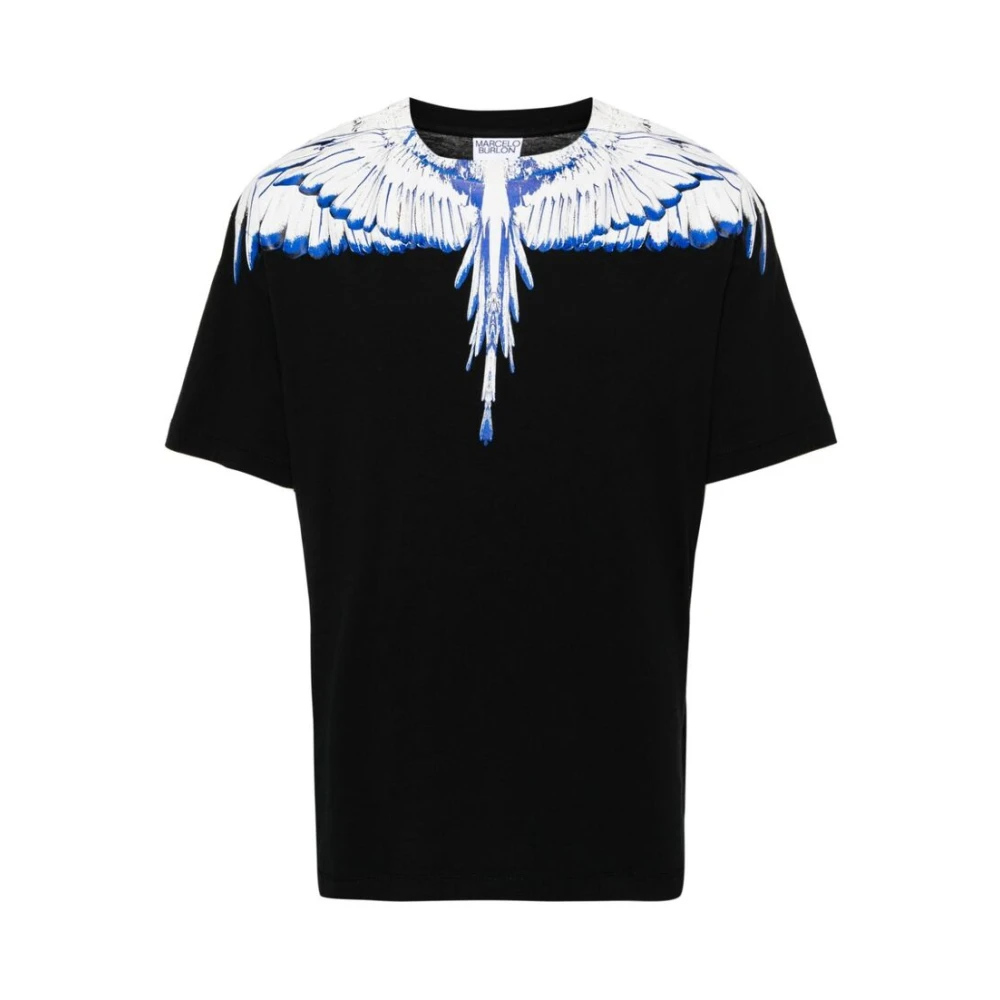 Marcelo Burlon T-shirt met Wings Print Black Heren