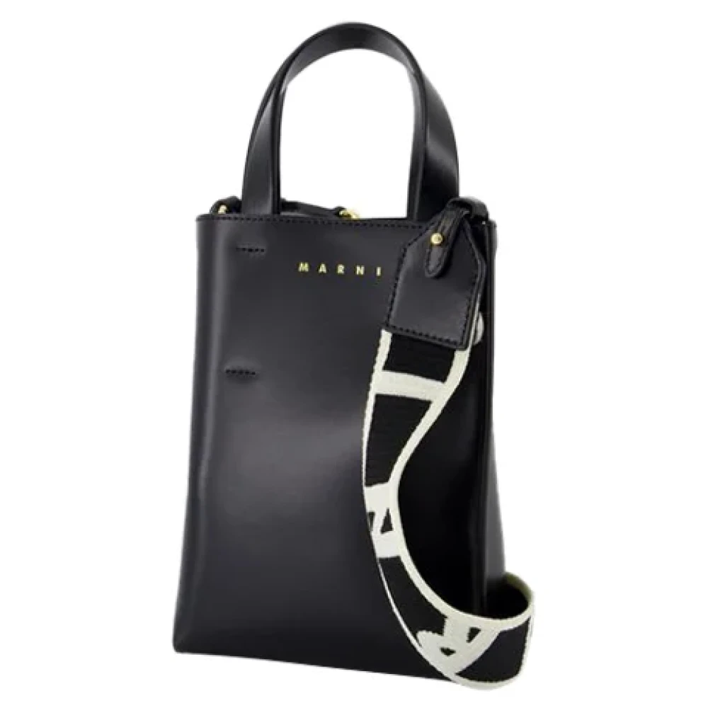 Marni Leather handbags Black Dames