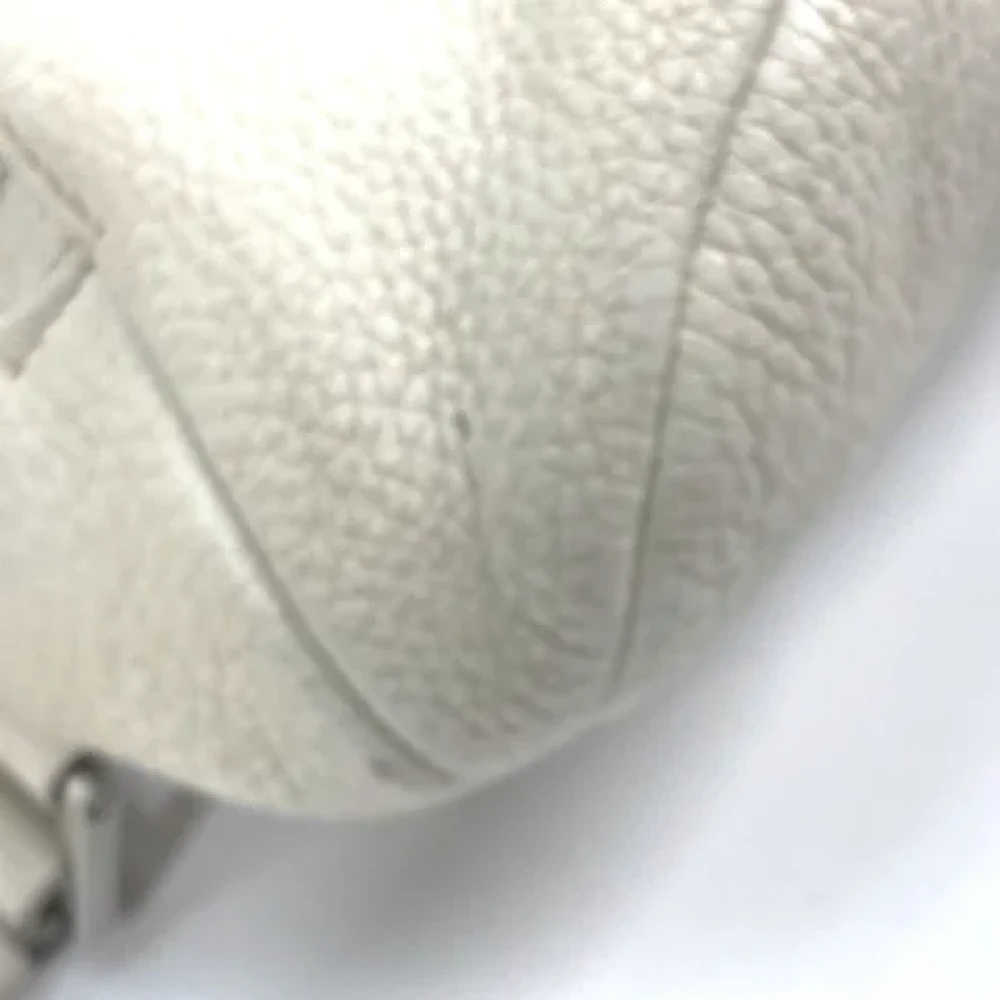 Prada Vintage Pre-owned Leather prada-bags White Heren
