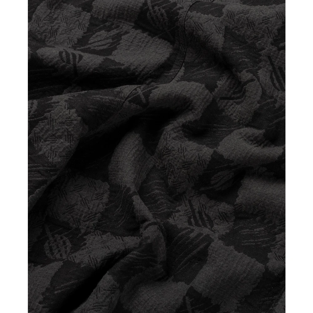 Daily Paper Schaak Jacquard Shirt Black Heren
