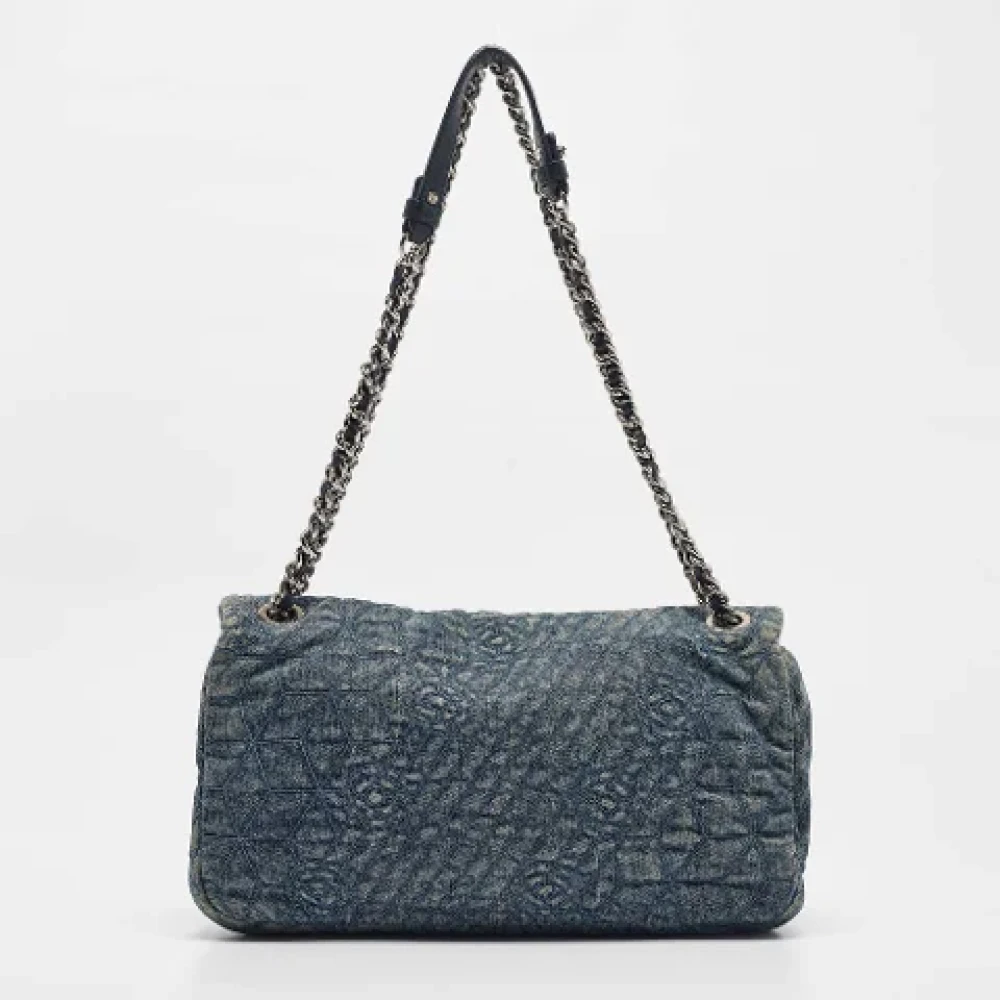 Chanel Vintage Pre-owned Denim chanel-bags Blue Dames