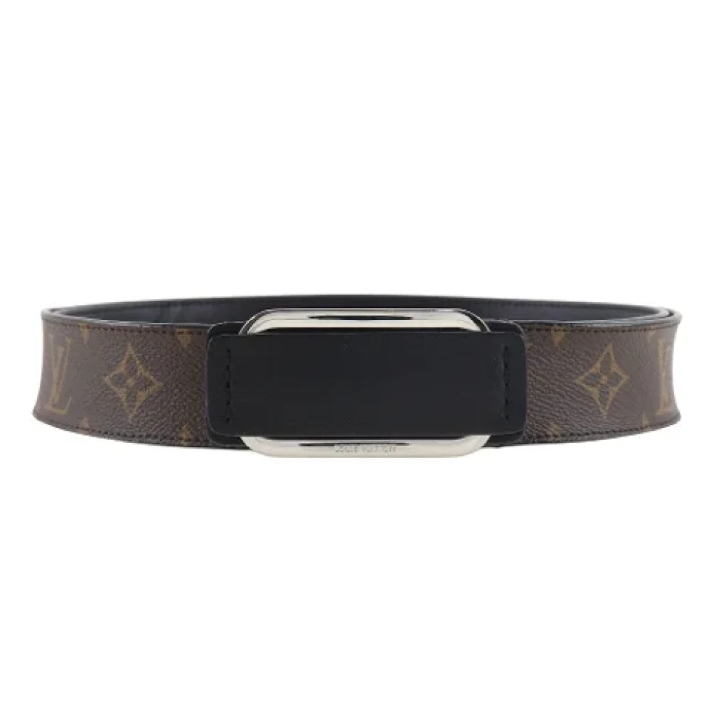 Louis Vuitton Vintage Pre-owned Canvas belts Brown Heren