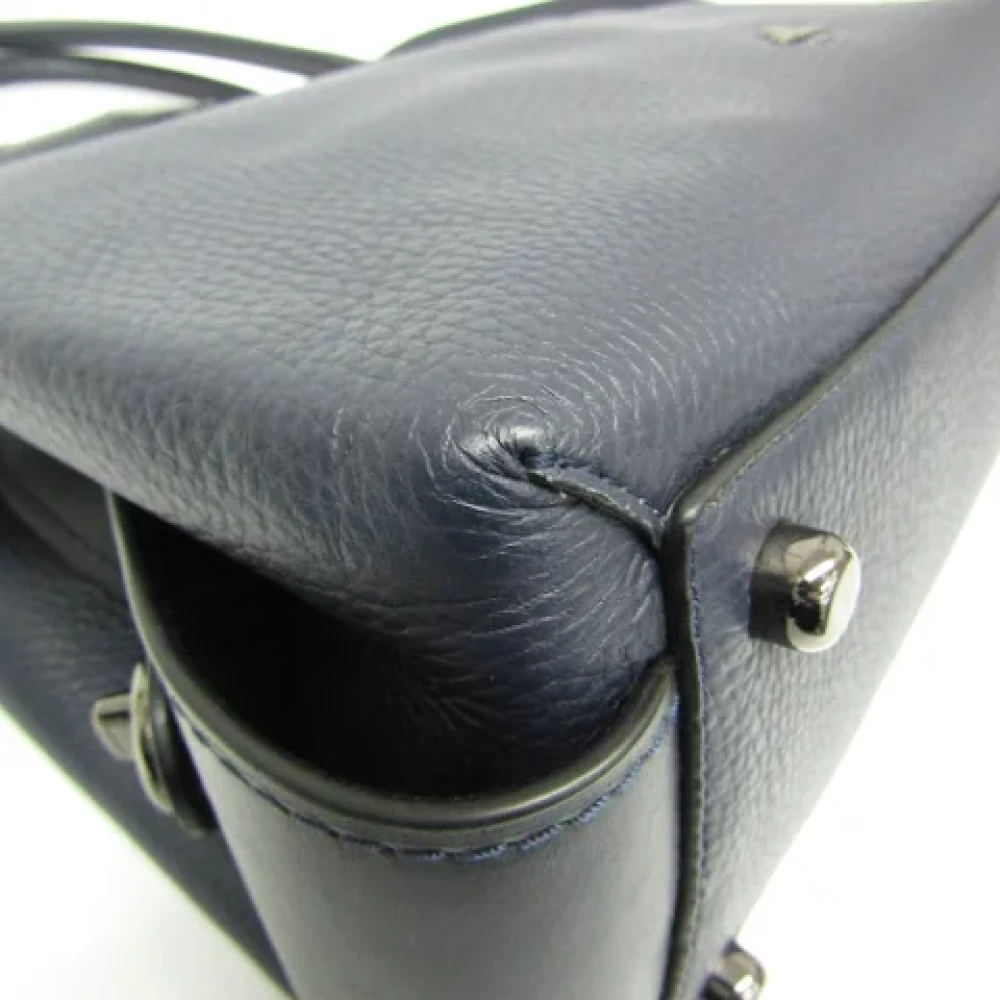 Coach Pre-owned Leather handbags Blue Dames