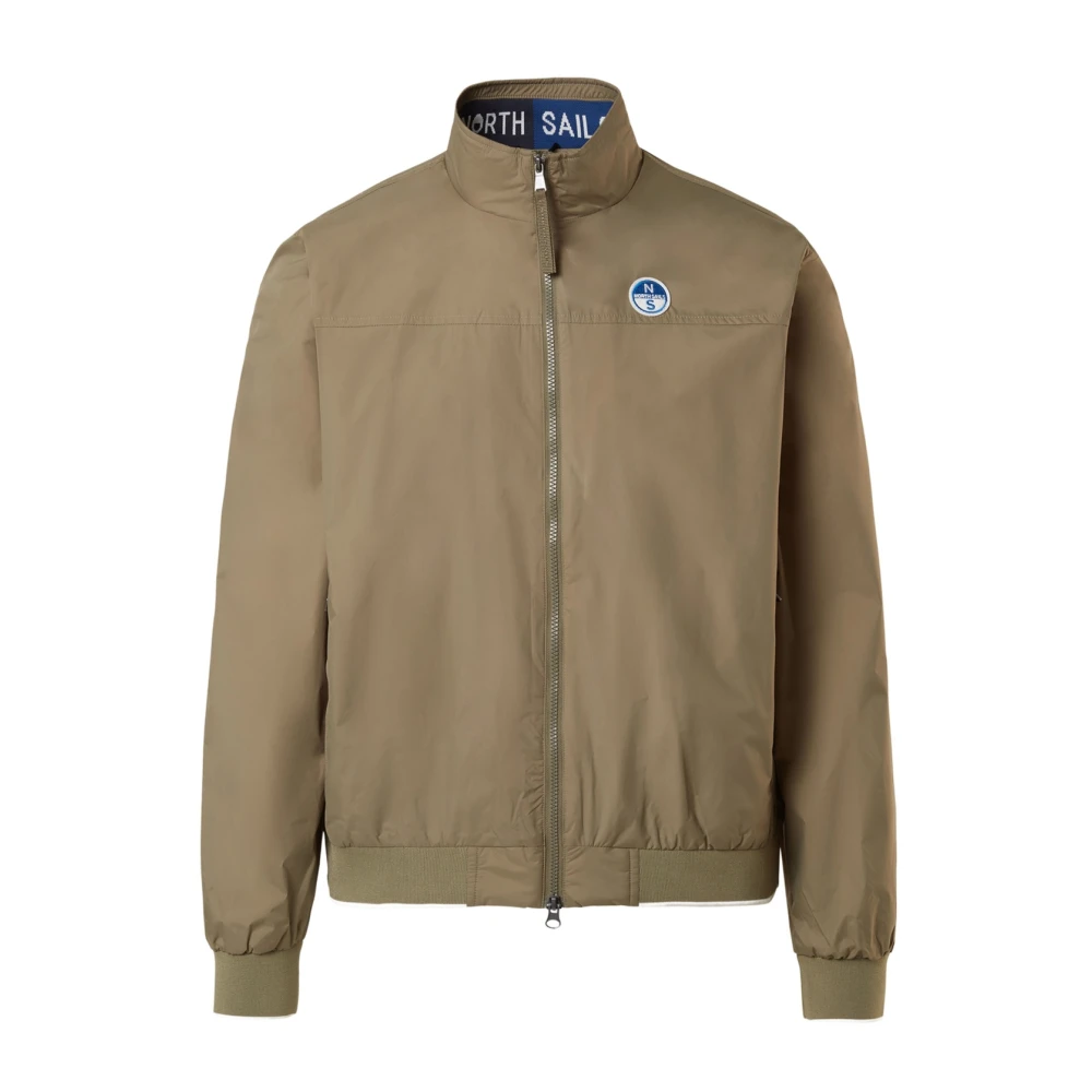 North Sails Green Windproof Sailor 2.0 Jacket Dusty Olive - Male - Light Jackets - S - Jackets