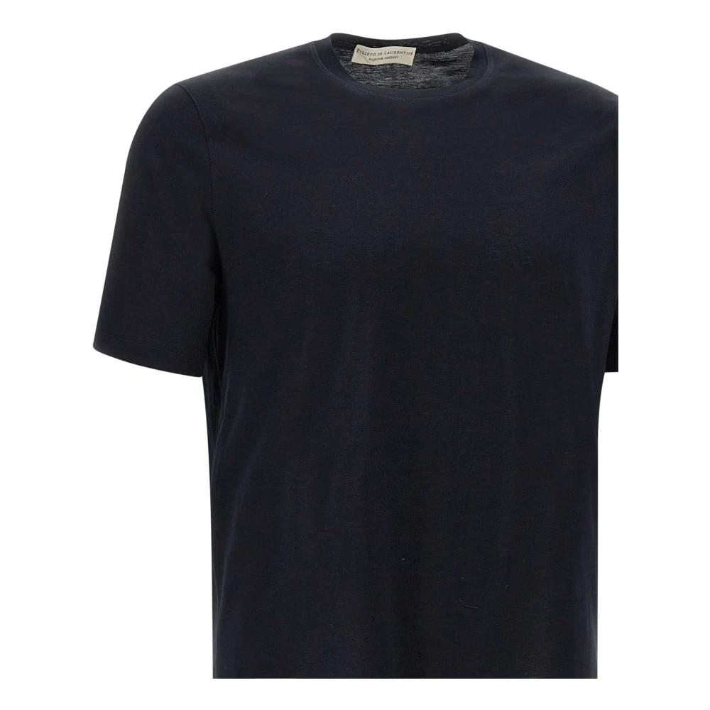 Filippo De Laurentiis Zwarte T-shirts en Polos Black Heren