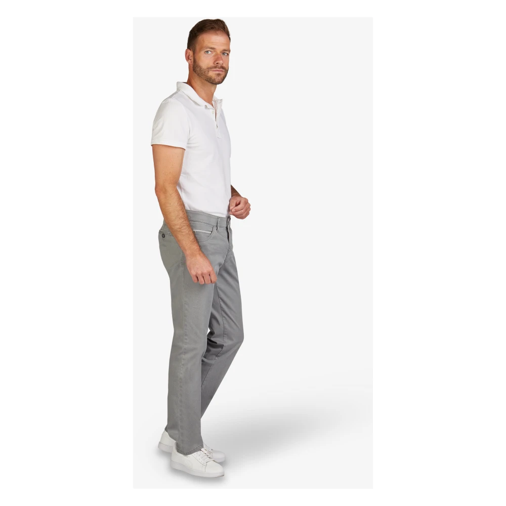 club of comfort Comfortabele Swing-Pocket Broek met Elastische Tailleband Gray Heren