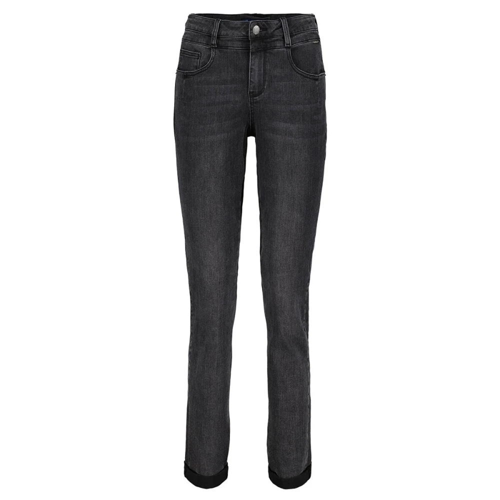 Red Button Grijze Denim Jeans Janice Stijl Gray Dames