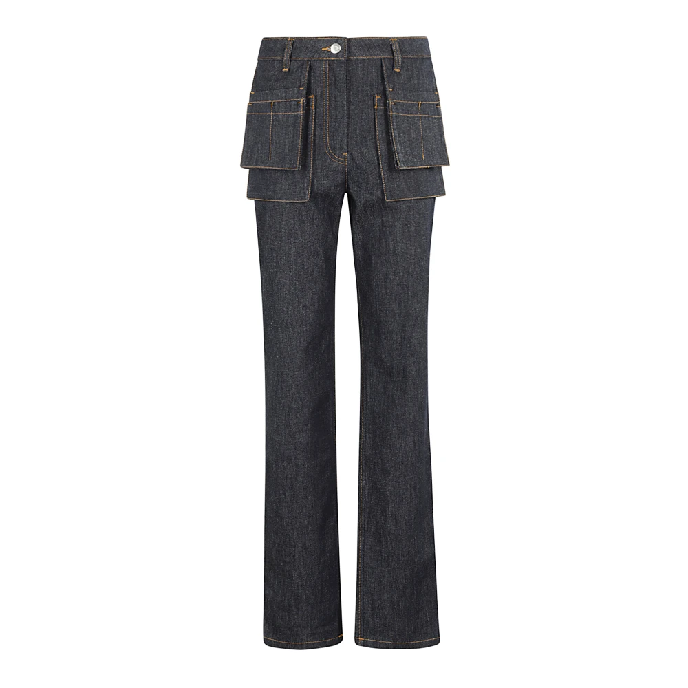 Helmut Lang Klassieke Utility Jeans Blue Dames