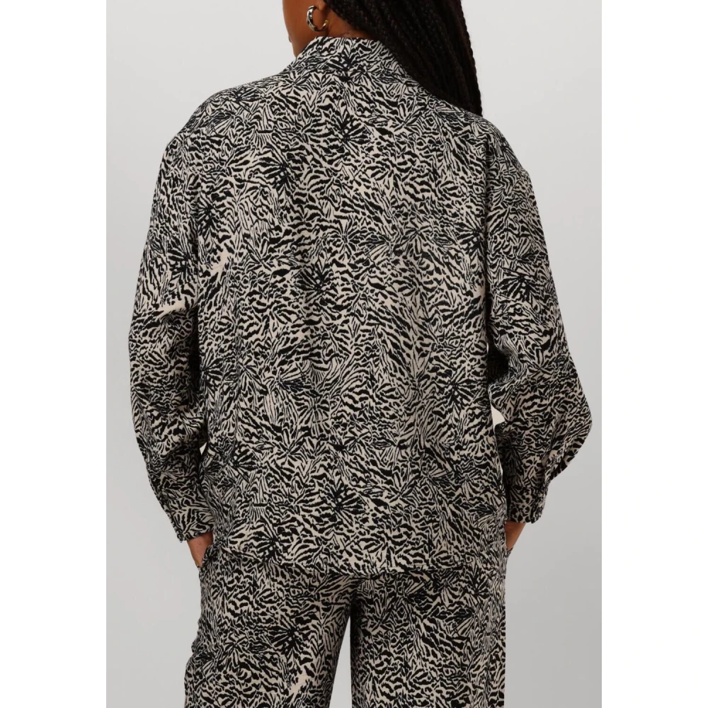moss copenhagen Crème Blouse Mschamabella Shirt Gray Dames