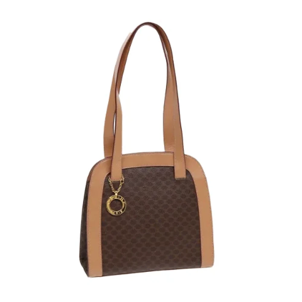 Celine Vintage Pre-owned Leather shoulder-bags Brown Dames