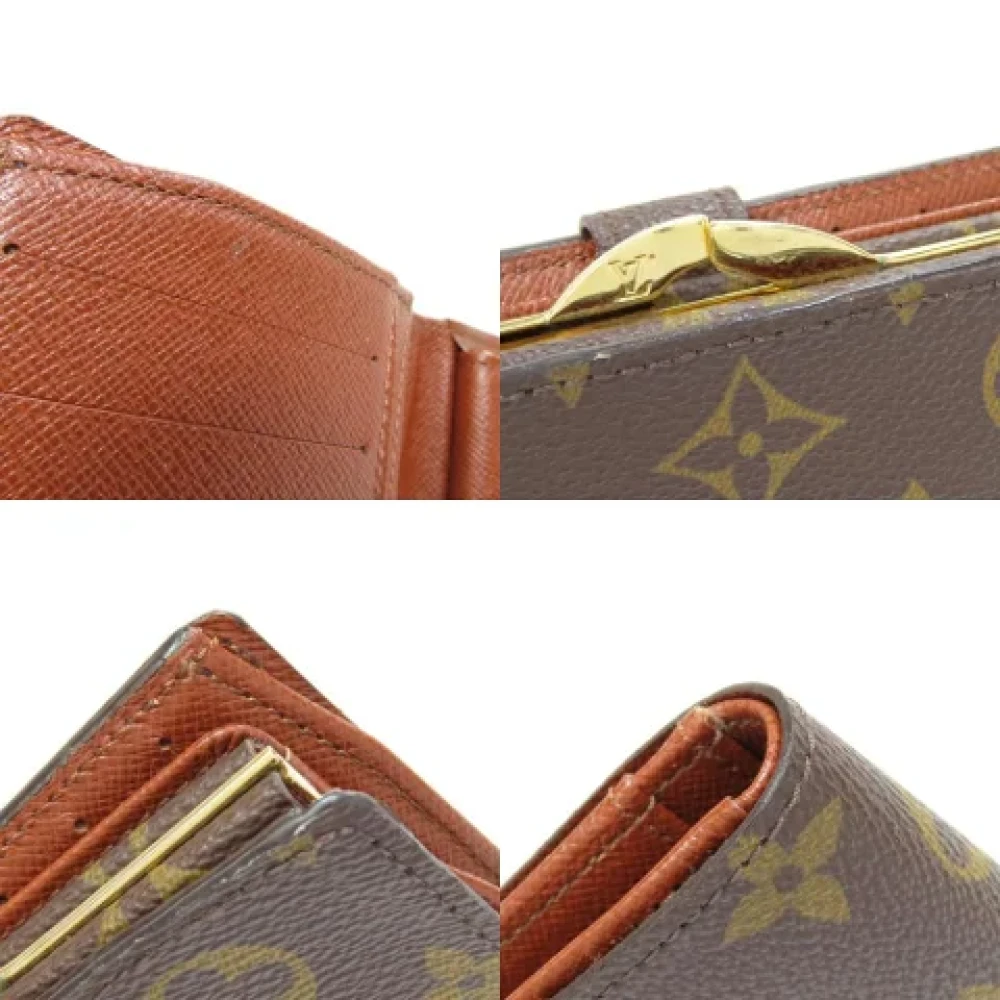 Louis Vuitton Vintage Pre-owned Canvas wallets Brown Dames