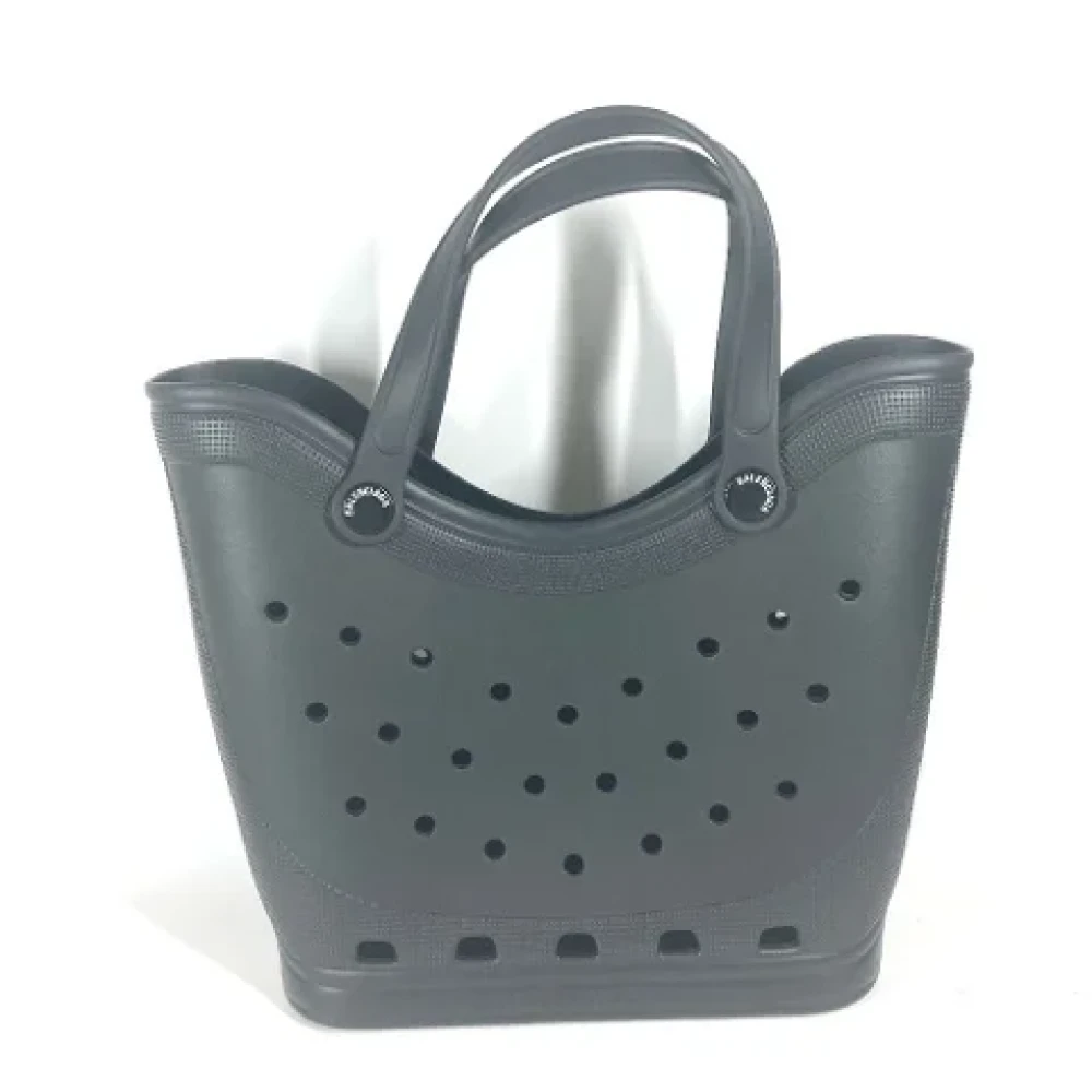 Balenciaga Vintage Pre-owned Rubber balenciaga-bags Black Dames