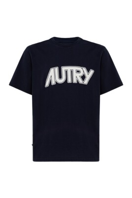 t-shirts-et-polos-bleus-avec-col-a-cotes