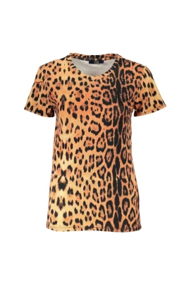 Mönstrad kortärmad T-shirt
