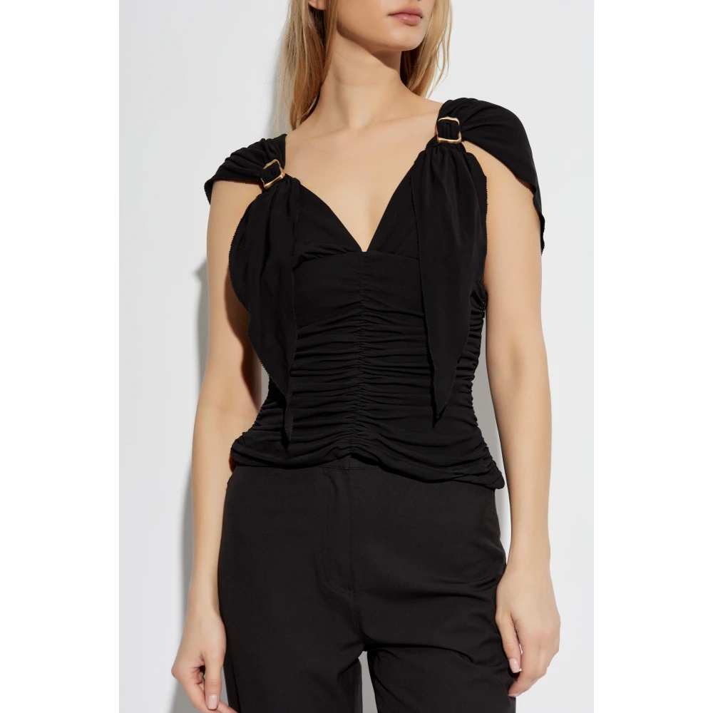 Cult Gaia Top Talisa Black Dames