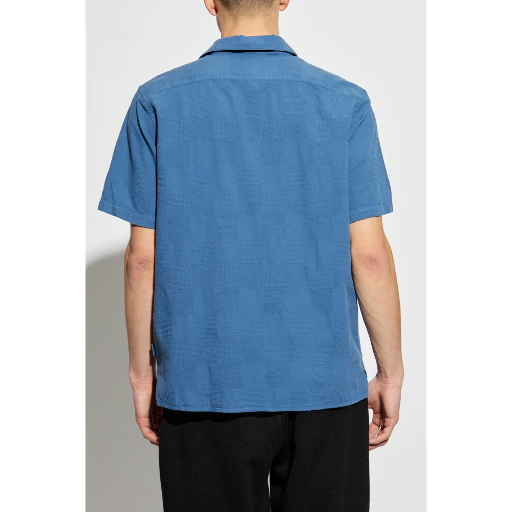 PS By Paul Smith Katoenen korte mouwen shirt Blue Heren