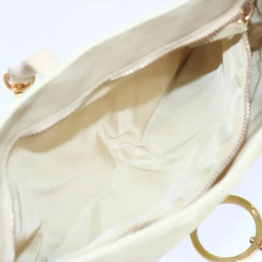 Prada Vintage Pre-owned Fabric prada-bags Beige Dames