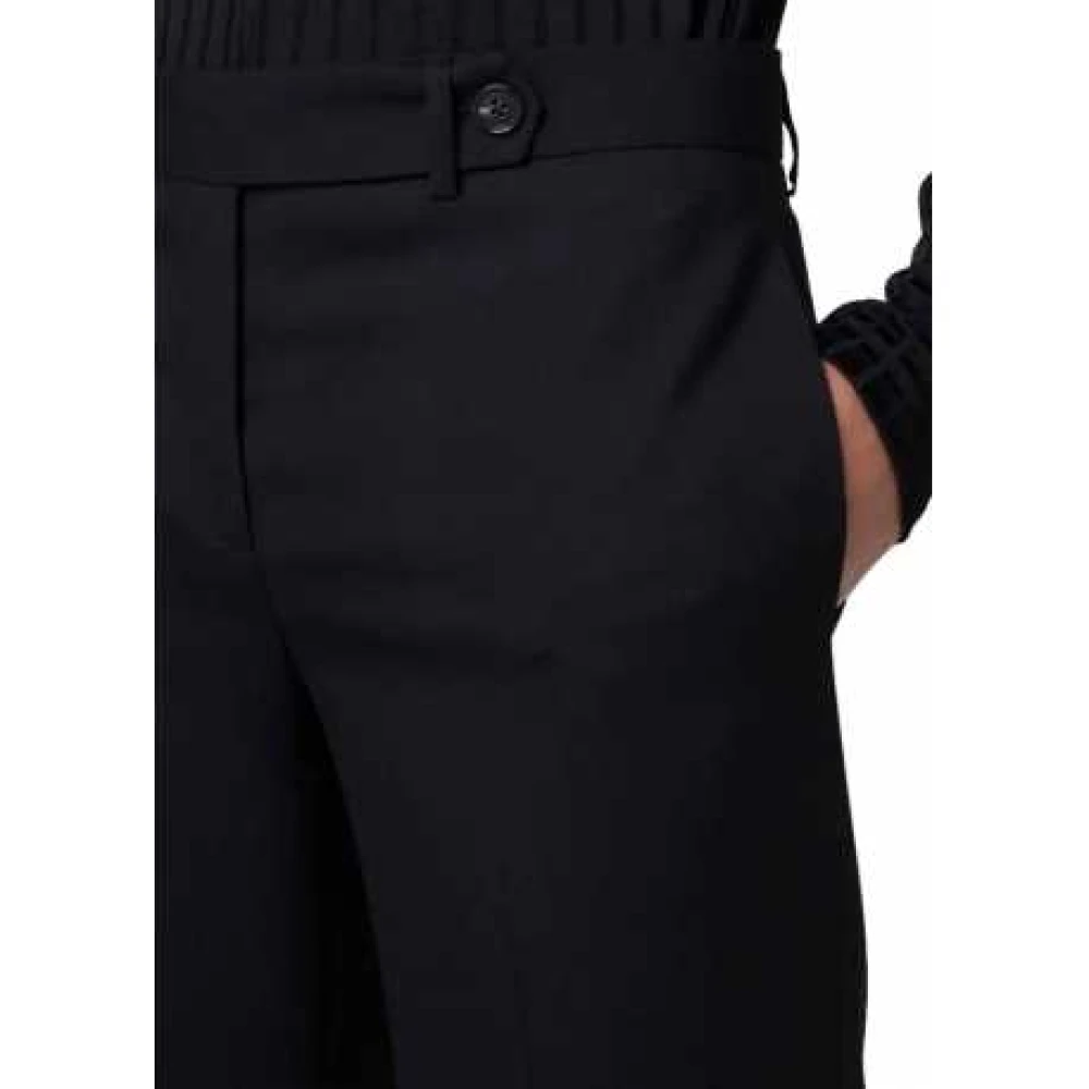 Paul Smith Zwarte Rechte Wijde Been Reisbroek Black Dames