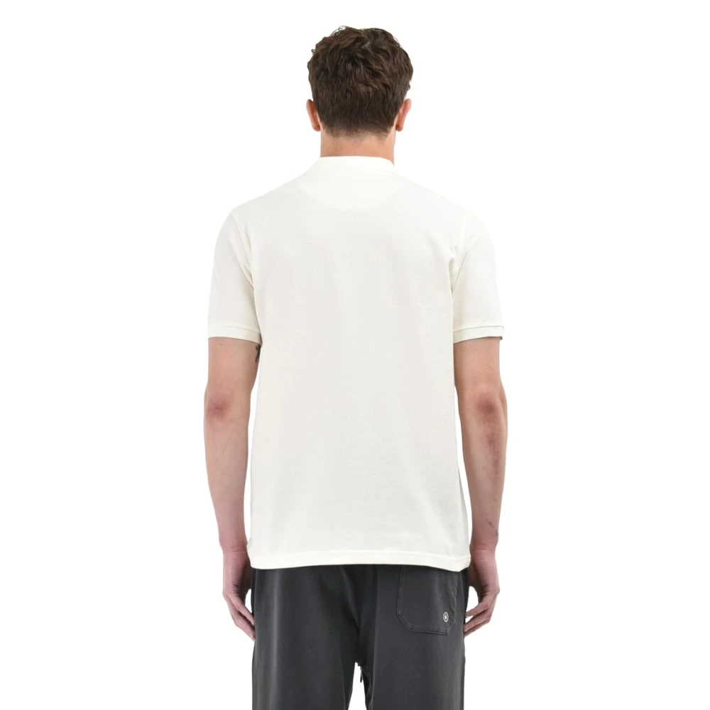 Manuel Ritz Korte Mouw Polo White Heren